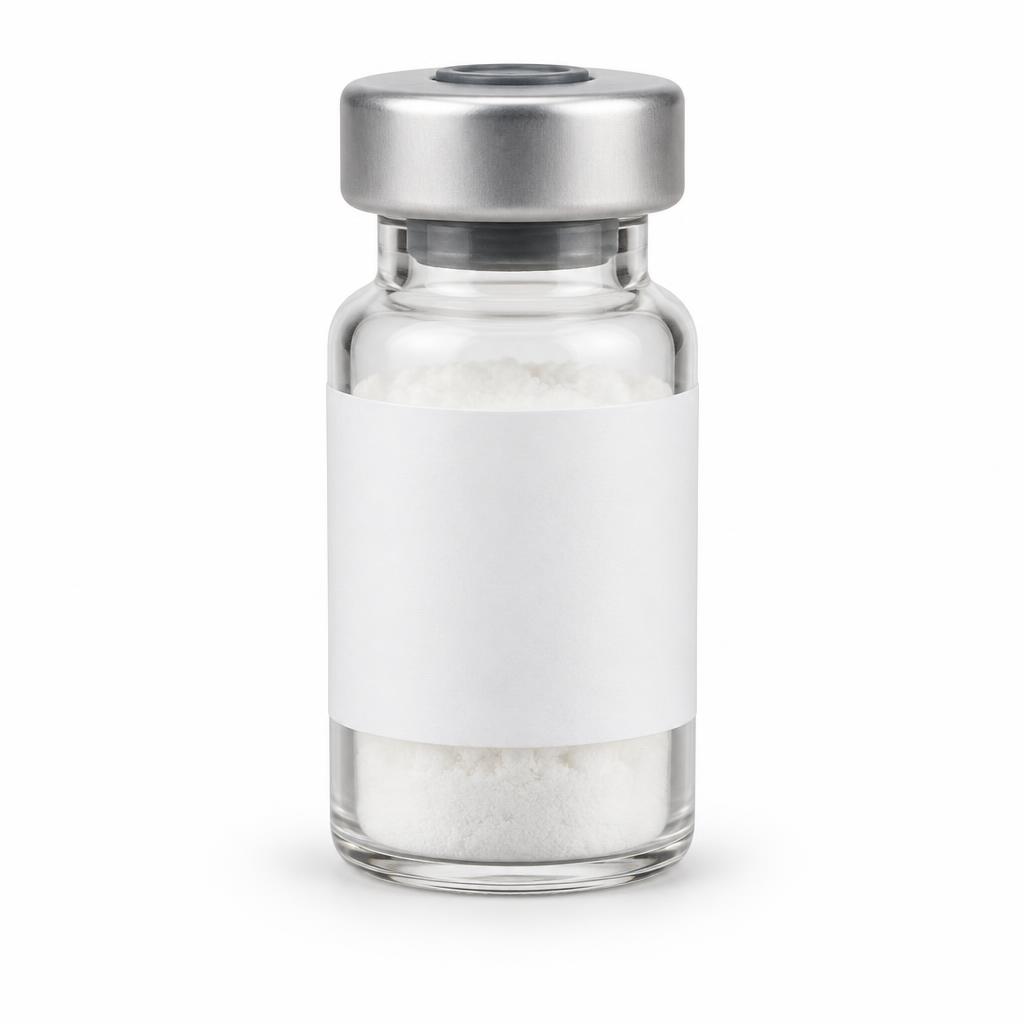 Rejuveo research product vial with lyophilized material